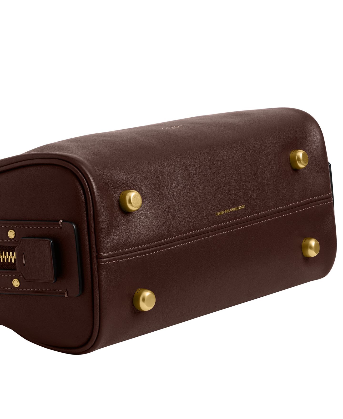 Женская сумка COACH Rogue Natural Grain Nappa Leather Small Shoulder, цвет: Латунный / Кленовый — фото 6