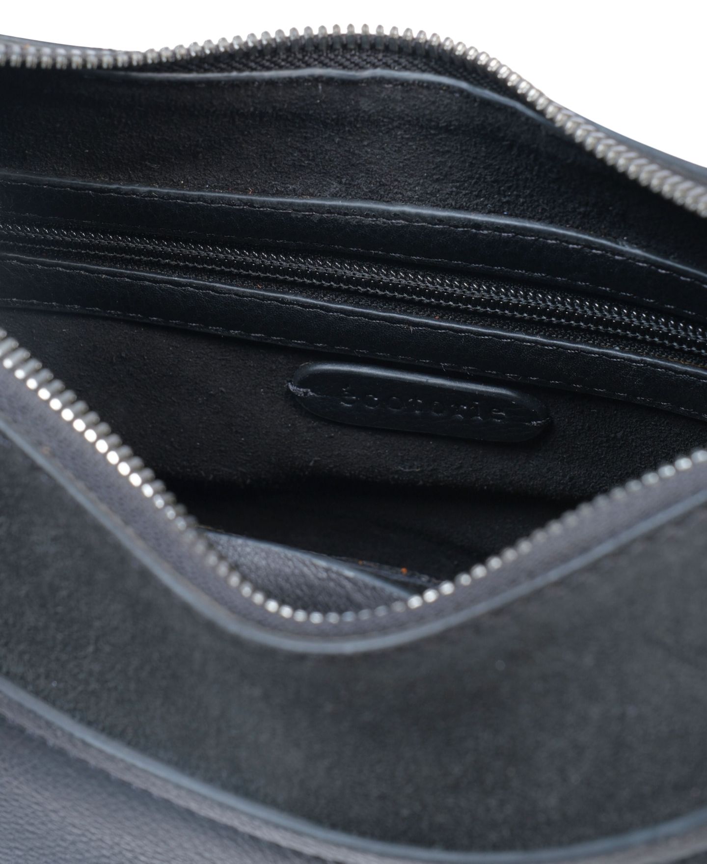 Женская сумка Ecotorie Leif Crescent Adjustable Strap Leather Crossbody, цвет: Чёрный — фото 4