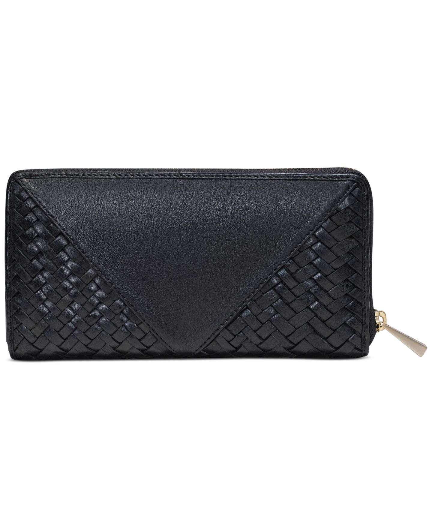 Женский кошелёк Ecotorie Longview Leather Zip-Around Wallet, цвет: Чёрный — фото 2