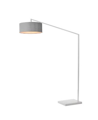 Stretch 87"H 1-Light Arc Lamp, Cashmere Dimmable, for Living Room or Bedroom