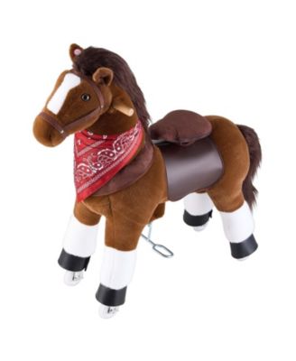 Pedal-Powered Metal Horse Ride-On Toy, 27.56–176 lbs, Ages 6+