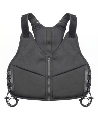 10LBS Adjustable Weighted Vest for Women, Breathable No-Bounce Workout Vest with Zipper and Lace-Up for Running Walking Strength Training