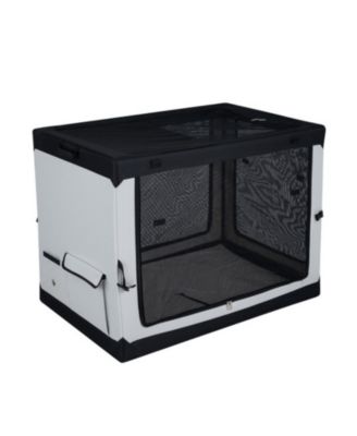 Portable Collapsible Soft Dog Crate with 4 Mesh Doors