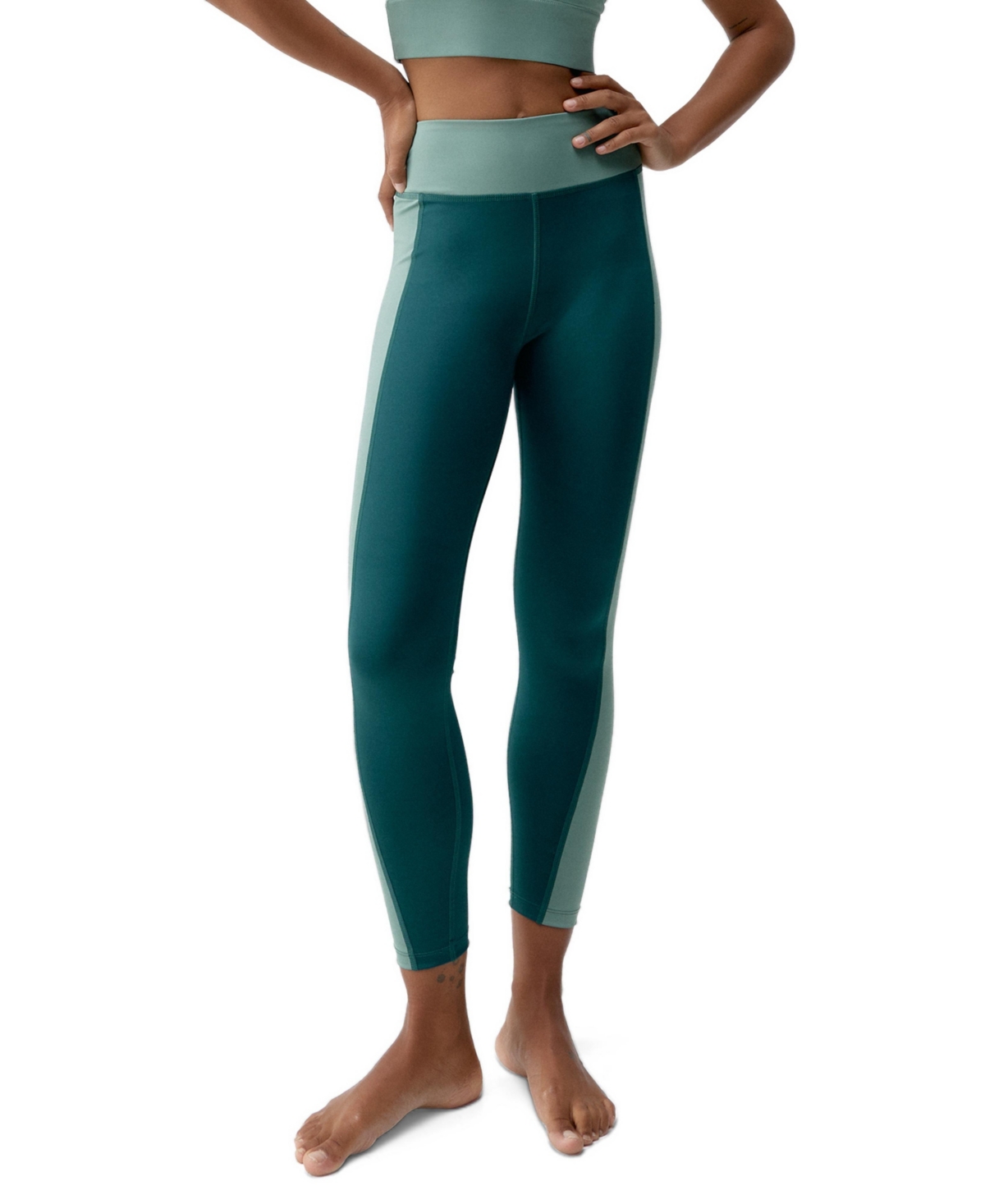 Born Living Yoga Women's Maiko Performance Medium Rise Sport Legging