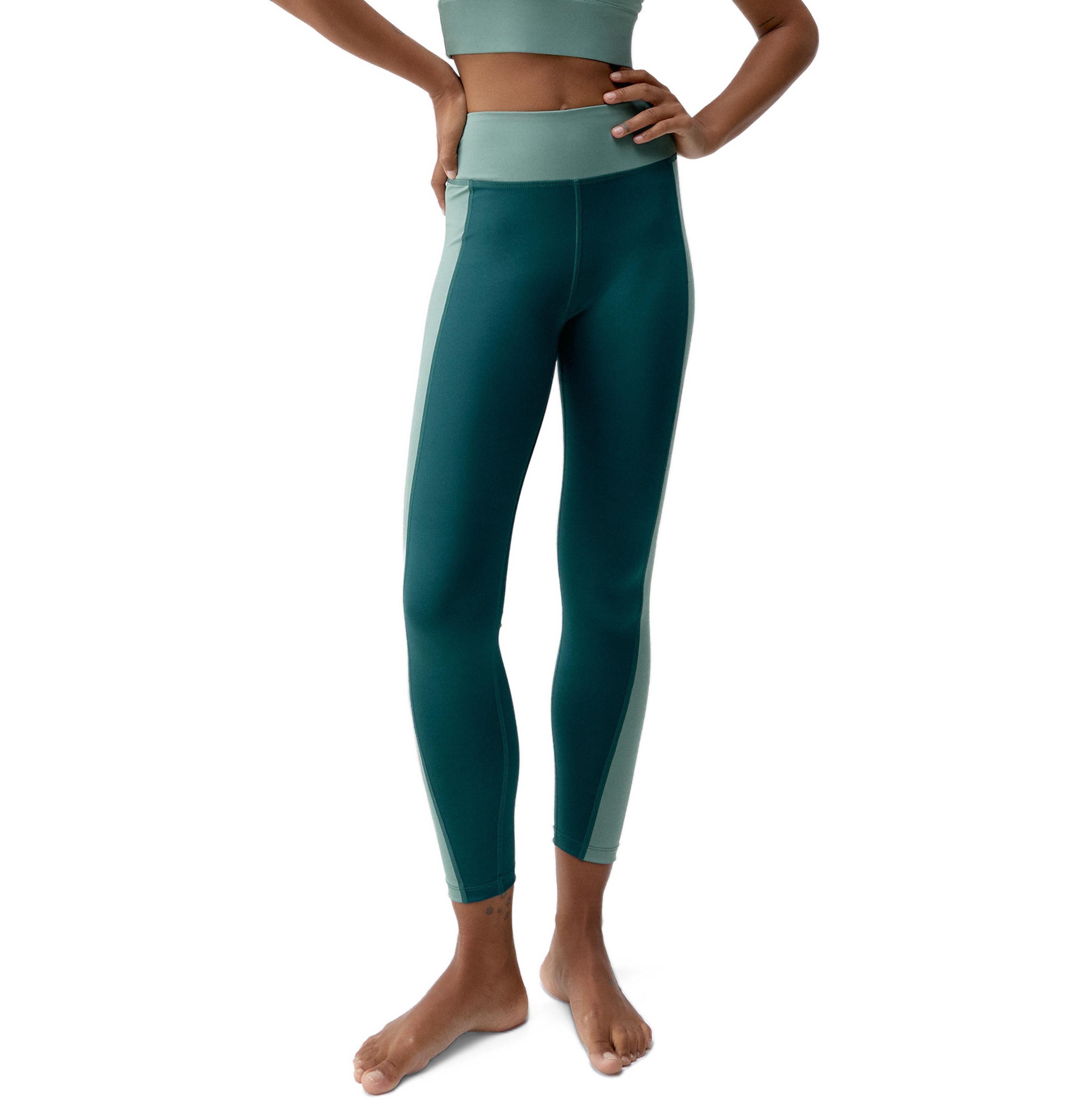 Born Living Yoga Women's Maiko 7/8 Performance Medium Rise Sport Legging