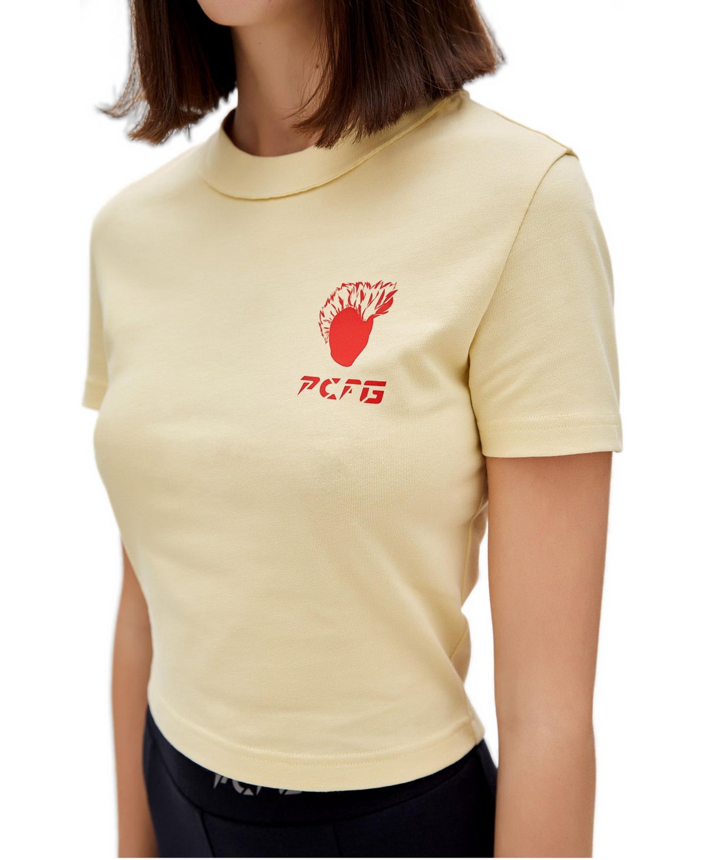 Женская футболка PCFG Cropped Short-Sleeve — фото 1