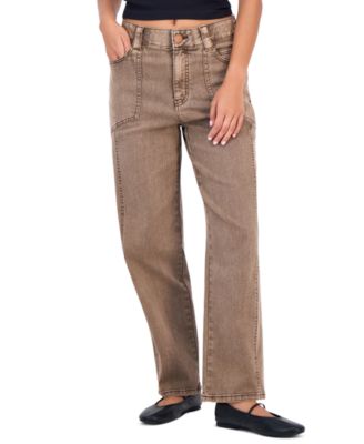Women's Ab Solution High-Rise Relaxed Straight-Leg Jeans
