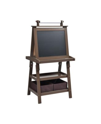 3-in-1 Double-Sided Storage Art Easel MDF Construction, 3-In-1 Art Easel: This wooden easel features