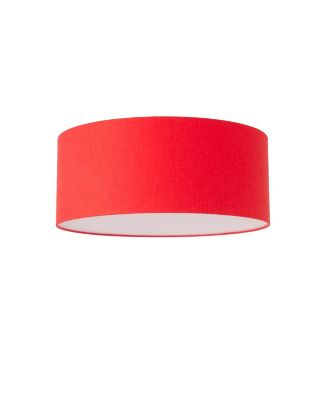 Stretch Flush Mount, Crimson , Satin Nickel