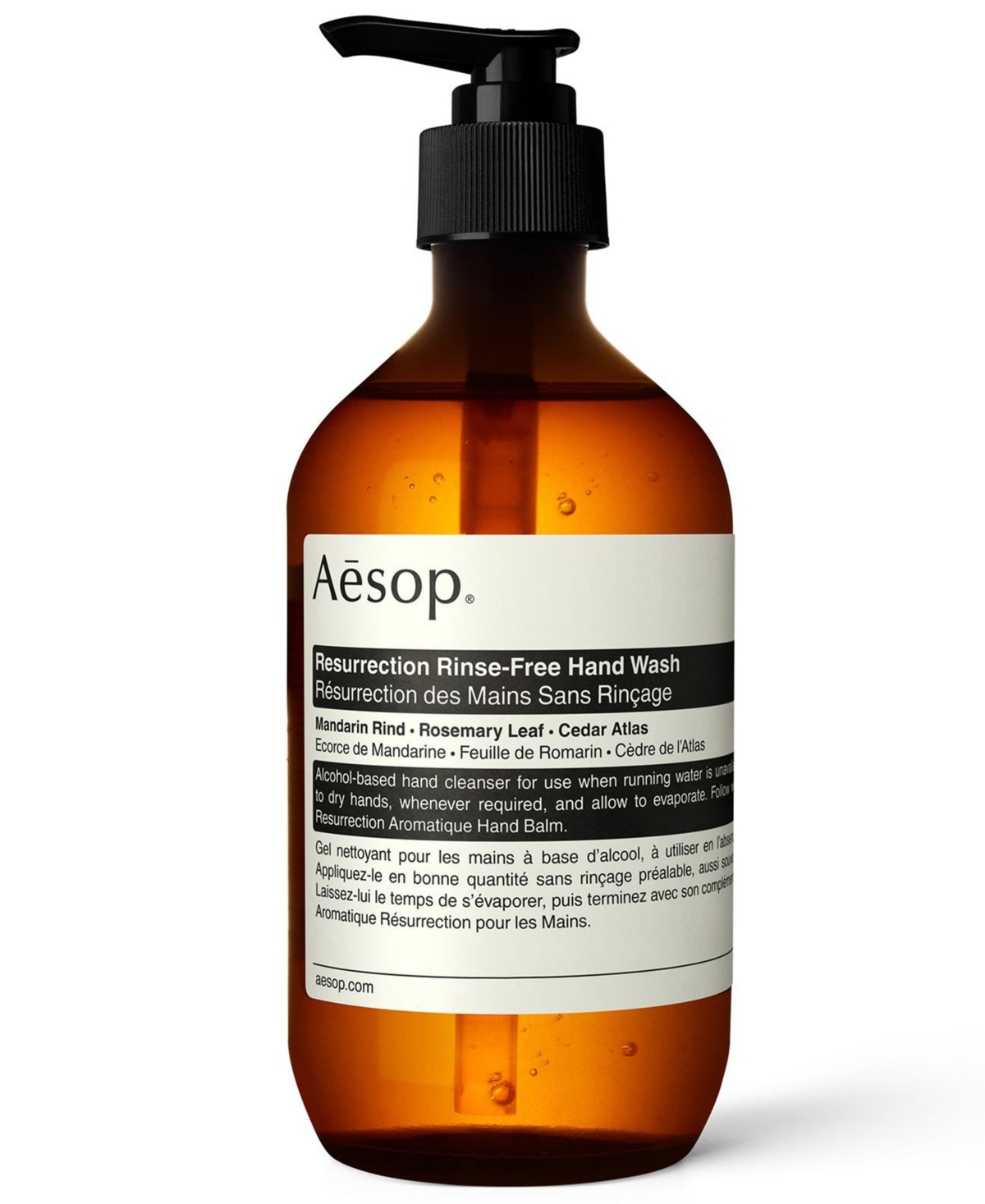 Aesop Resurrection Rinse-Free Hand Wash, 16.9 oz.