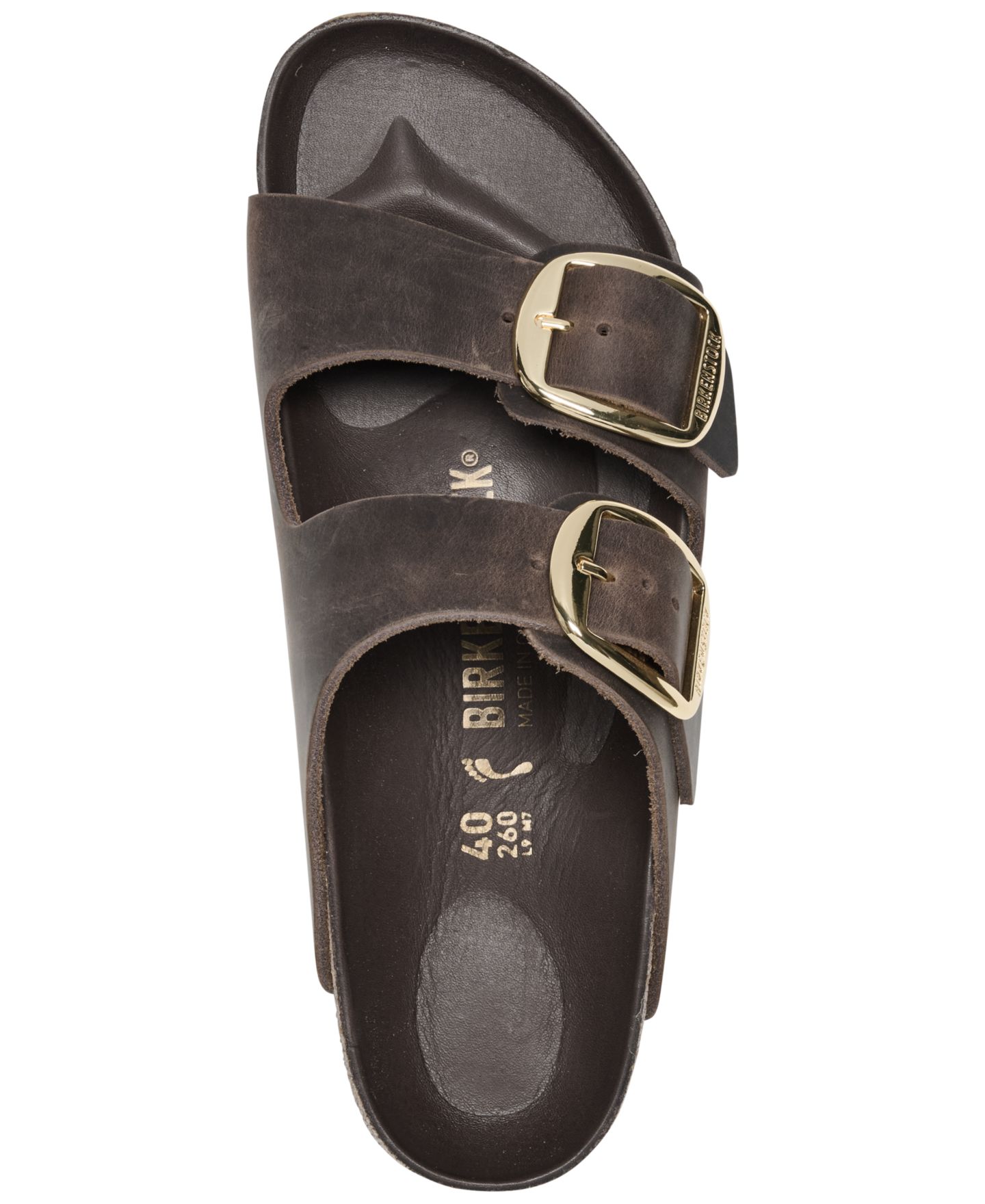 Женские сандалии Birkenstock Arizona Arch Support Adjustable Buckle Leather, цвет: Habana — фото 5