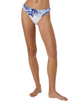 Women's Johannah Polka-Dot High-Cut Bikini Bottoms