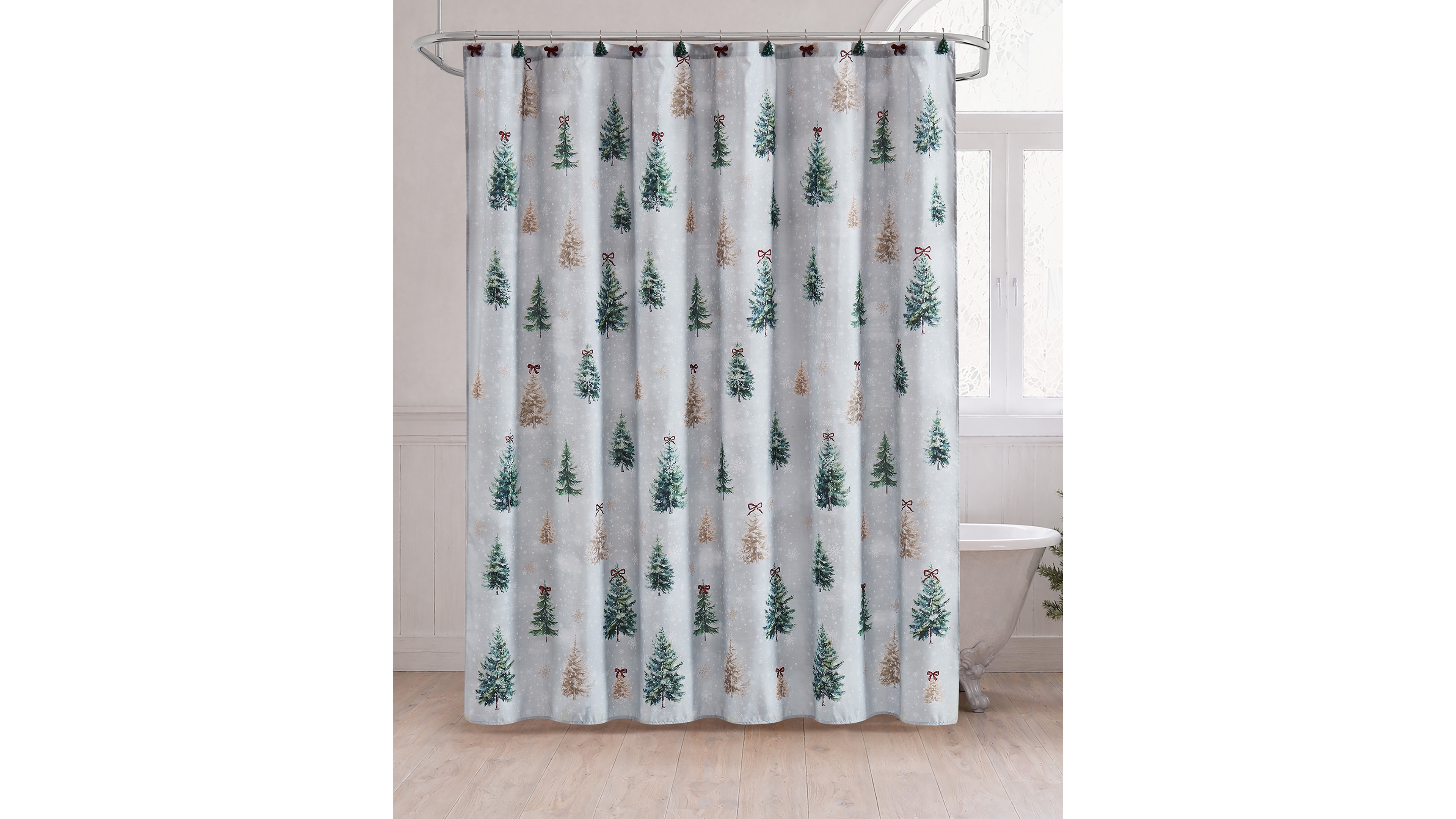 Avanti Snowy Pines Shower Curtain, 72" x 72"