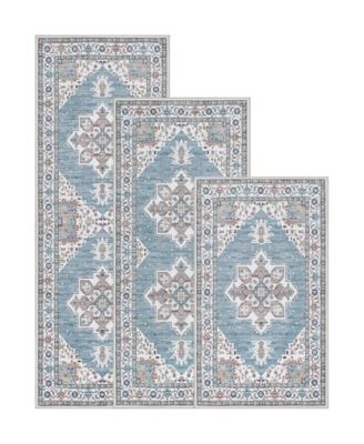 Florence Medallion Slip Resistant Rugs