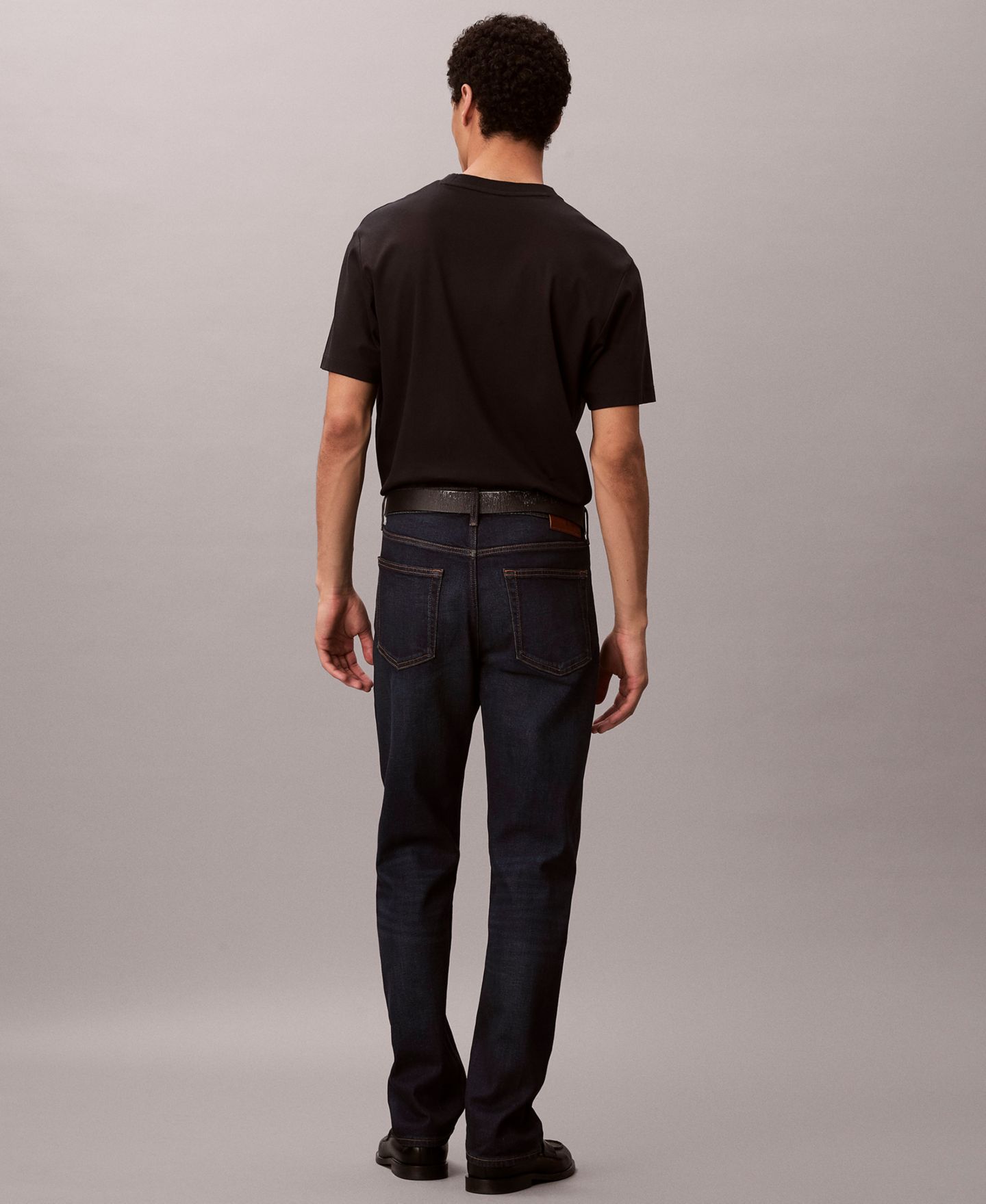 Мужские джинсы Calvin Klein Straight-Leg Slim Stretch, цвет: Evening Glory — фото 8