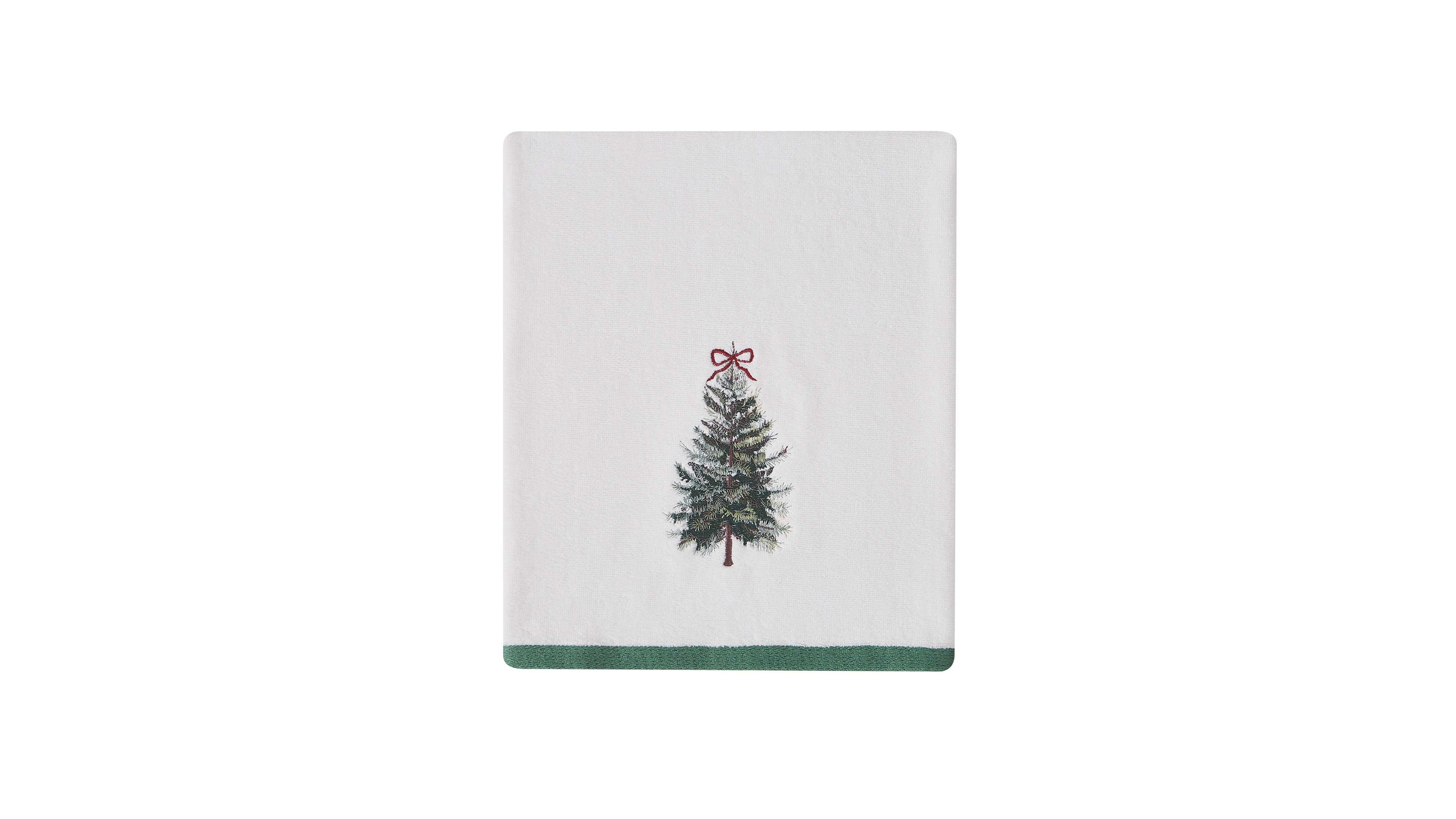 Avanti Snowy Pines Cotton Bath Towel, 50" x 27"