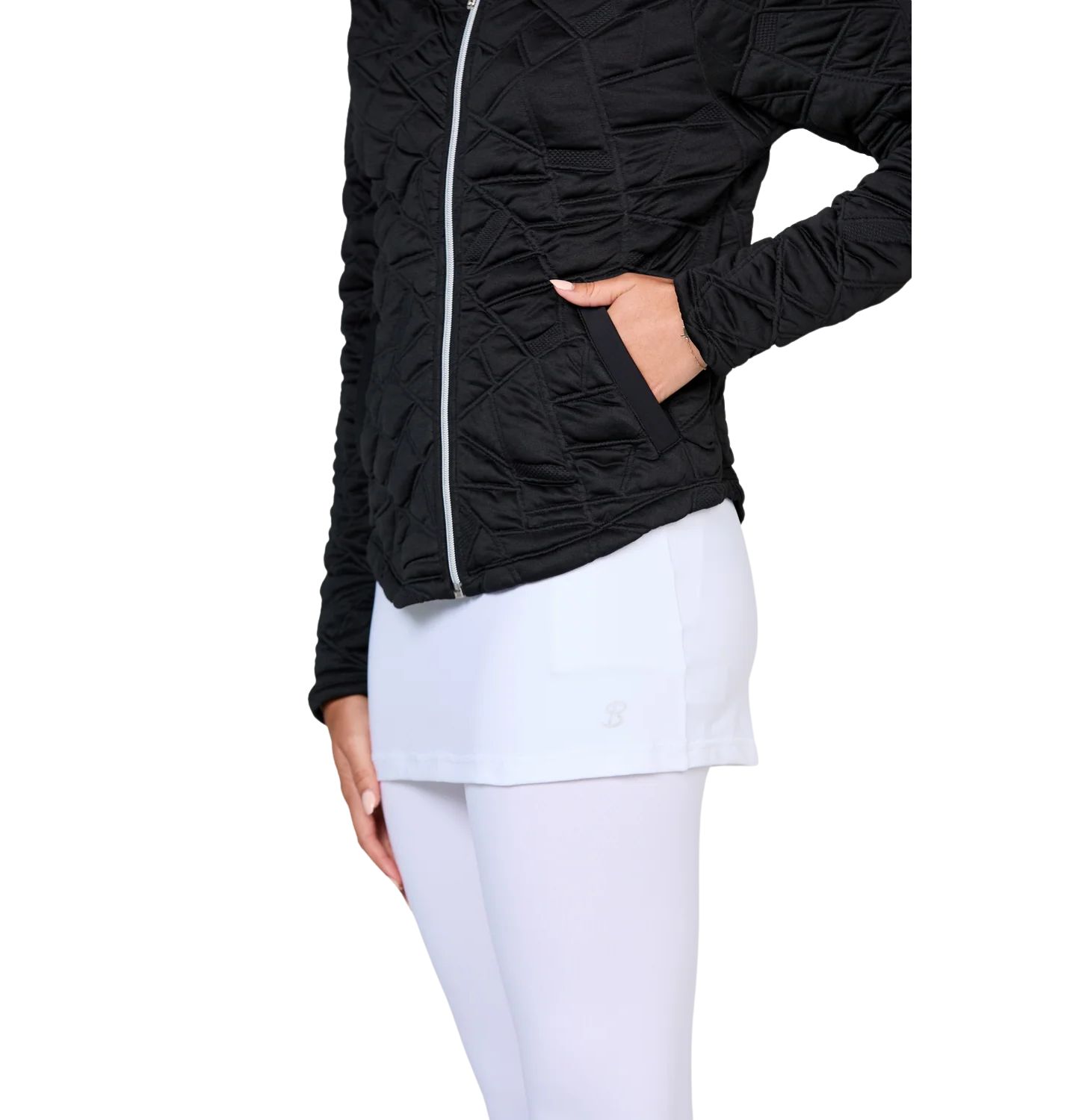 Женская куртка Sofibella UV Staples Quilt, цвет: Чёрный — фото 6