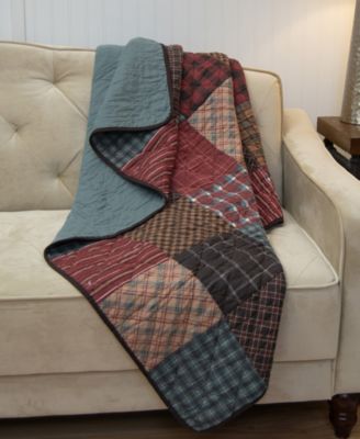 Appalachia Plaid Cotton Throw, 50" x 60"