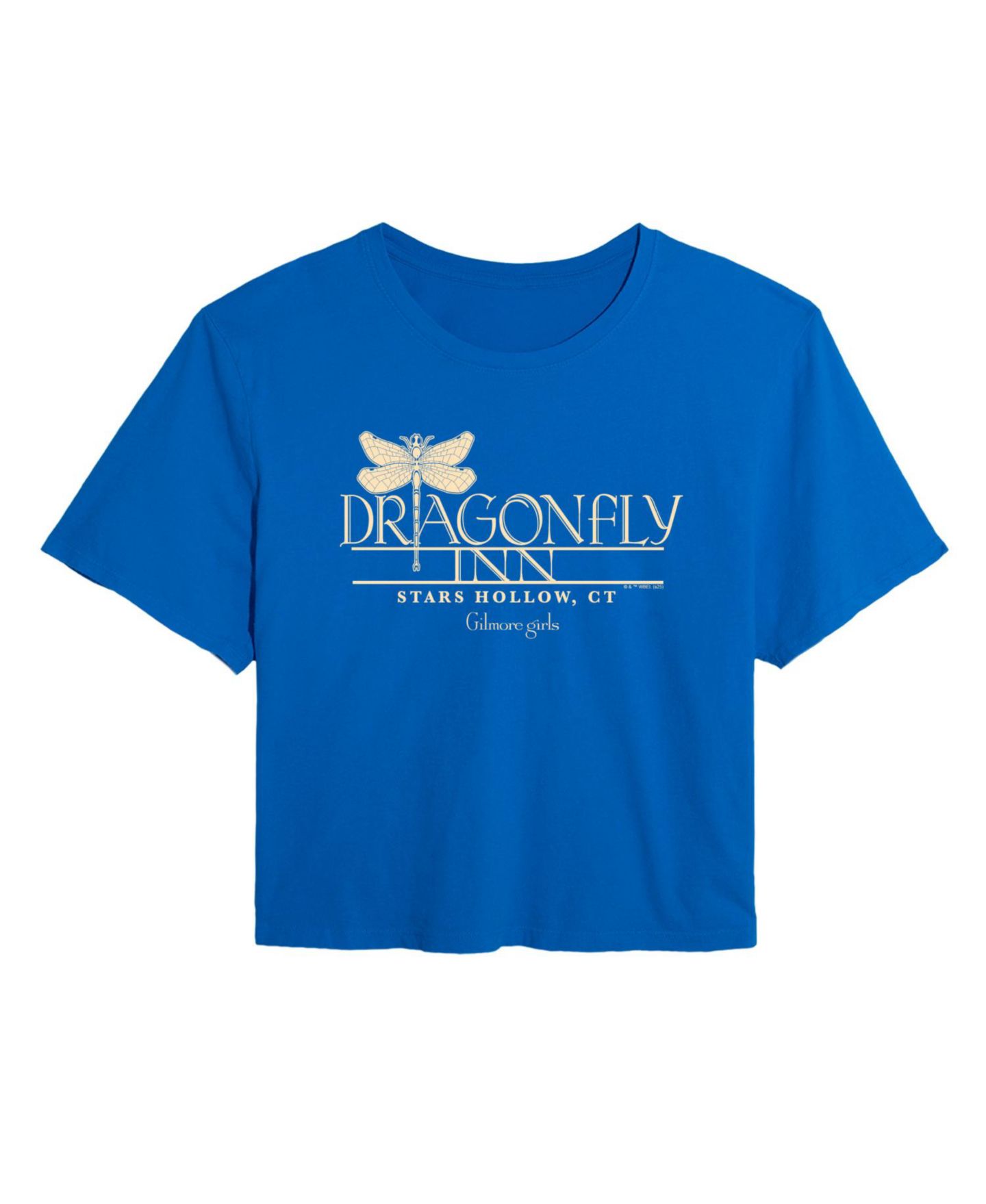 Женская футболка Gilmore Girls Dragonfly Inn Cropped Graphic, цвет: Королевский синий — фото 2