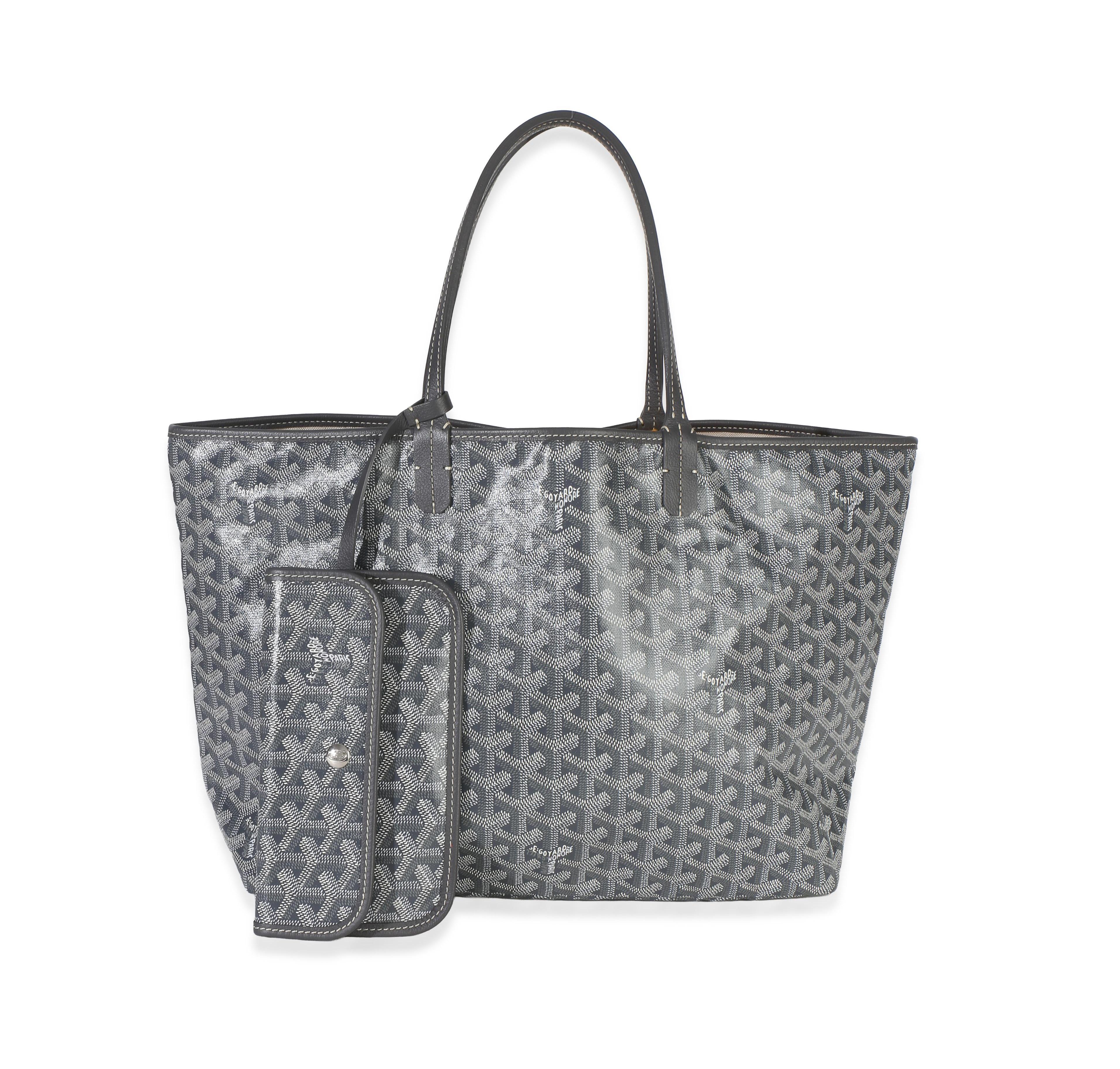 Pre-Owned Goyard Grey Goyardine Canvas Saint Louis Pm