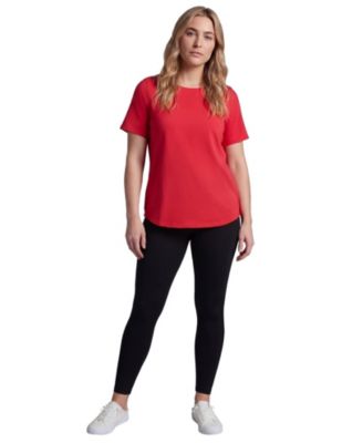 Plus Size Signature Scoop Neck Relaxed-Fit T-Shirt