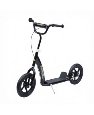 Kids Kick Scooter, Steel, Adjustable Handlebars, Non-Slip Deck & Rear Brake, 110 lbs, Ages 5-12