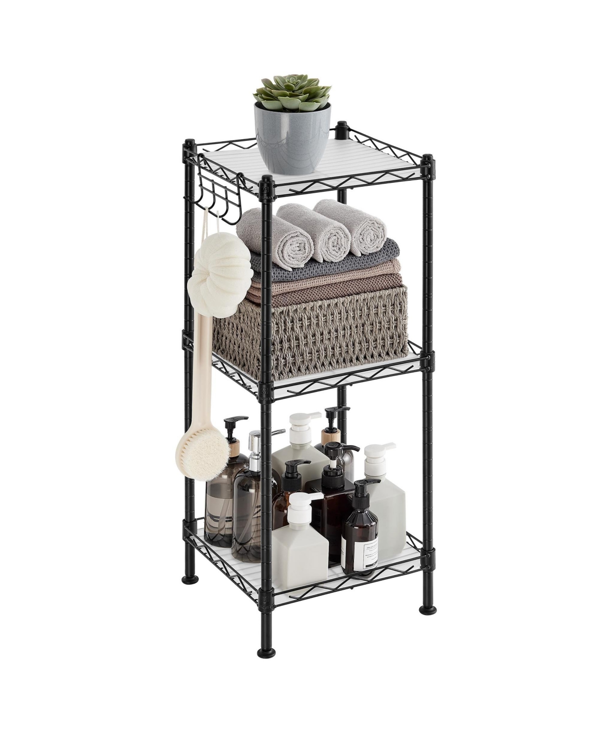 Cyqbd 3-Tier Bathroom Hardware Shelf Storage Rack