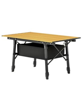 Aluminum Small Folding Table / Dining Table, Aluminum Alloy, Oxford Fabric Construction