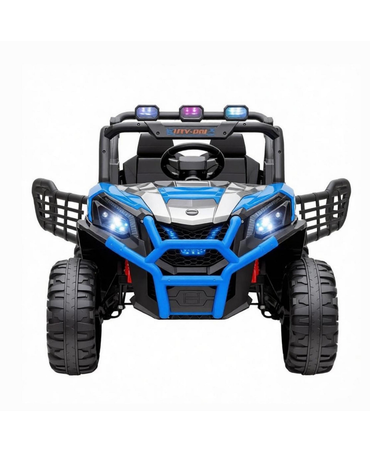 Sevorley 24V Dual-Motor 2-Seater 3-Speed Ride-On Car, 132 lb Capacity, Ages 3-8 - Blue
