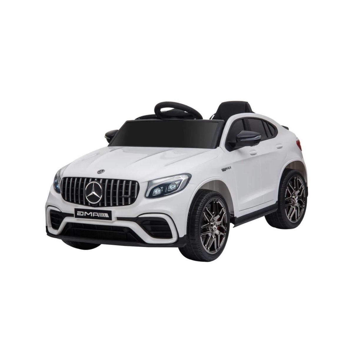 Sevorley 12V Dual-Motor Kids Electric Ride-On Truck with Remote Control, 2 Speeds & Seat Belt, Ages 37-60 Months - White