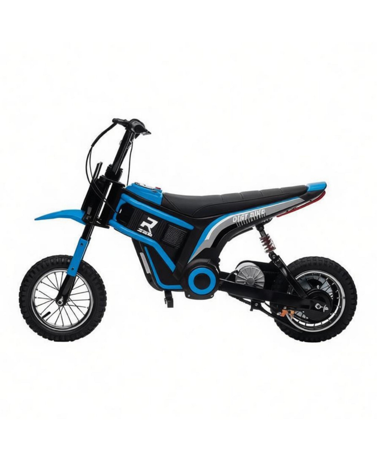 Sevorley 24V 350W Electric Dirt Bike with Twist Grip Throttle, Up to 15 Mph, 143 lbs. Capacity, Ages 13+ - Blue