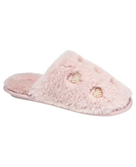 Женские тапочки Thalia Sodi Poet Heart Gem Slipper, цвет: Розовый