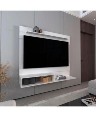 Floating Entertainment Center for 55" TV with Storage Shelves