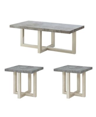 3-Piece Coffee Table Set, Coffee Table, Two End Tables
