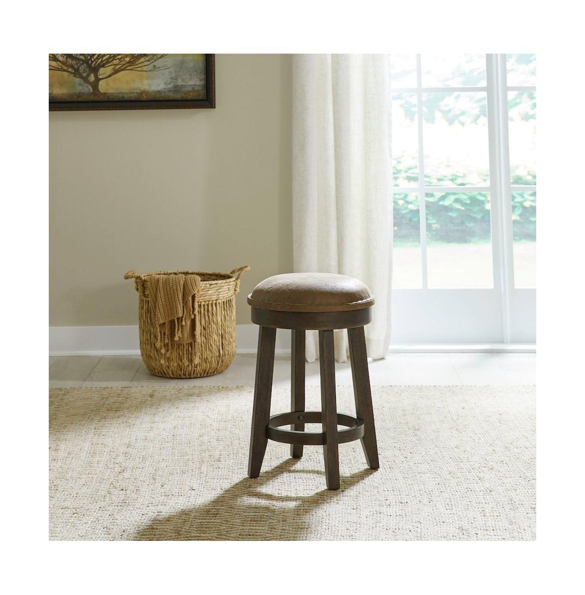 Liberty Furniture Paradise Valley Upholstered Console Stool 25" Height