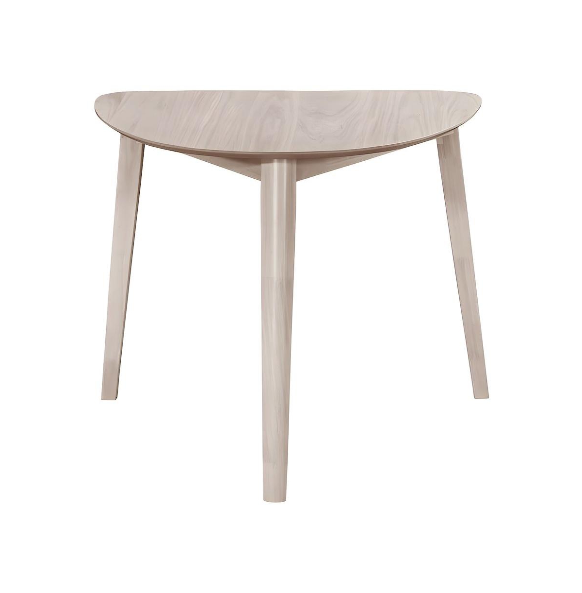 Starlight Canyon Home Solid Wood Corner Table with Ash Veneer Top, Small Side Table