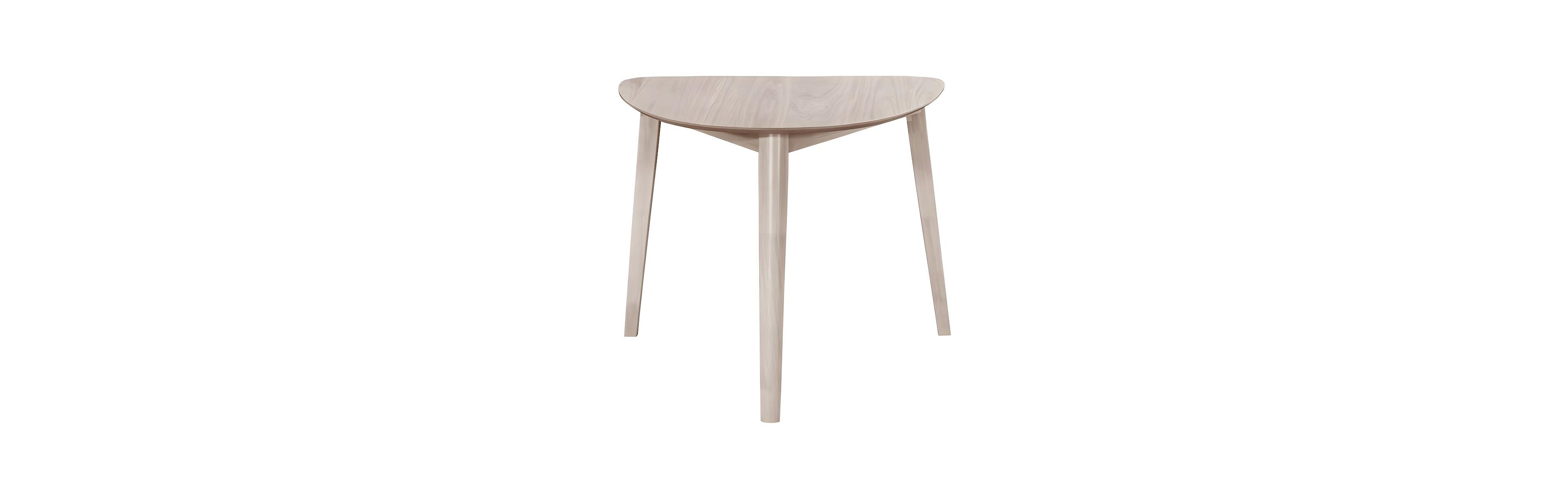 Starlight Canyon Home Solid Wood Corner Table with Ash Veneer Top, Small Side Table