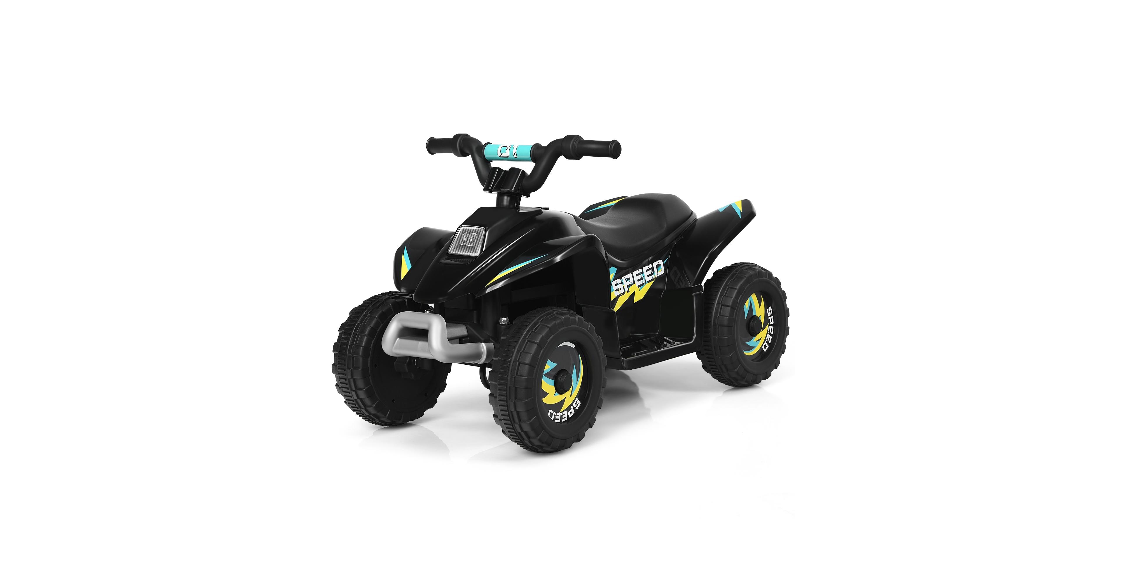 Mecale 28.5 6V 4-Wheel Electric Ride-On Quad, 66-lb Capacity, Ages 3+