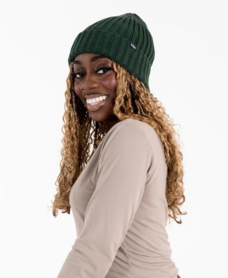 Unisex Stripe Satin Lined Beanie