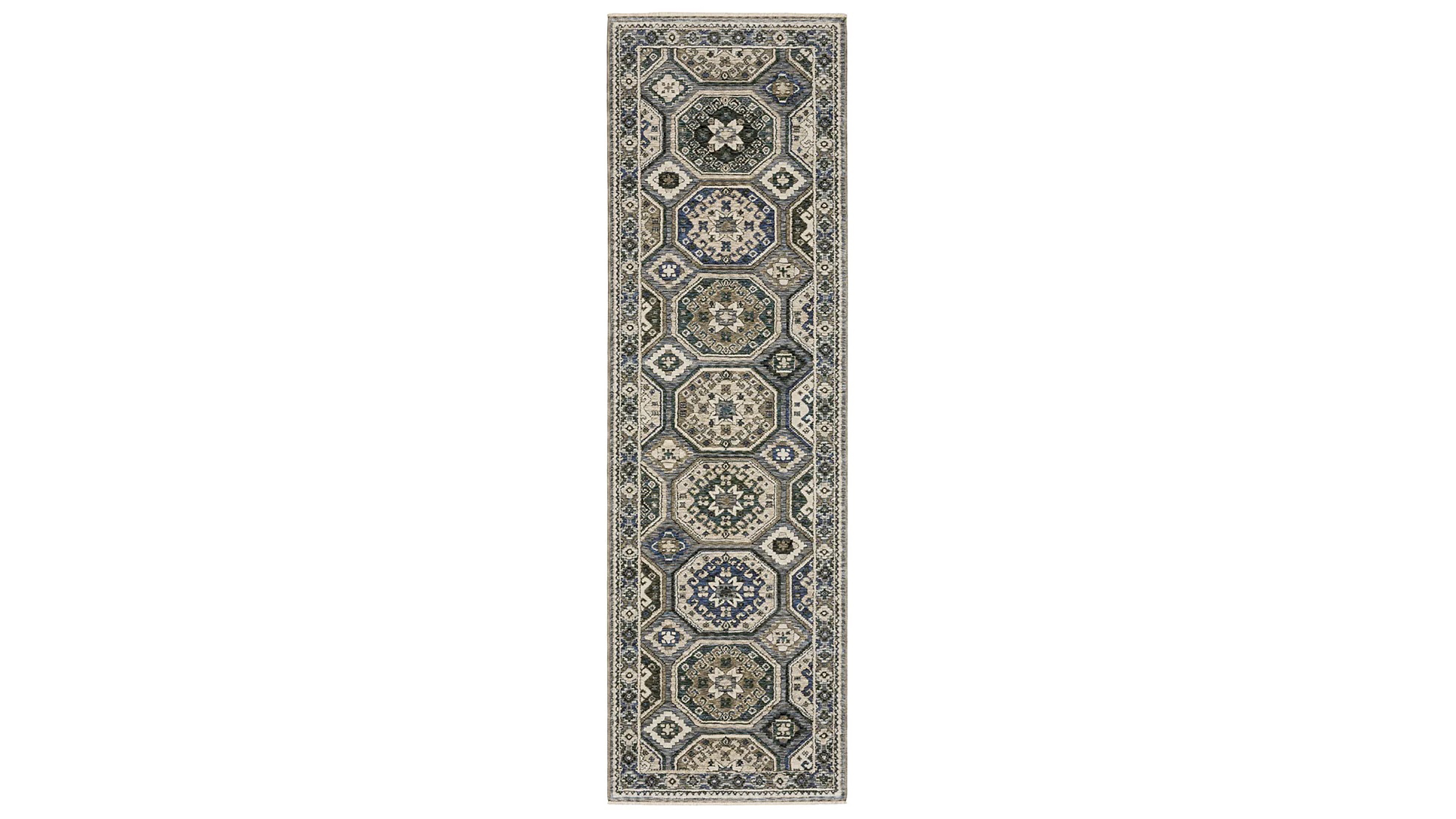 Oriental Weavers Hastings HA05H 2'3x7'6 Runner Area Rug