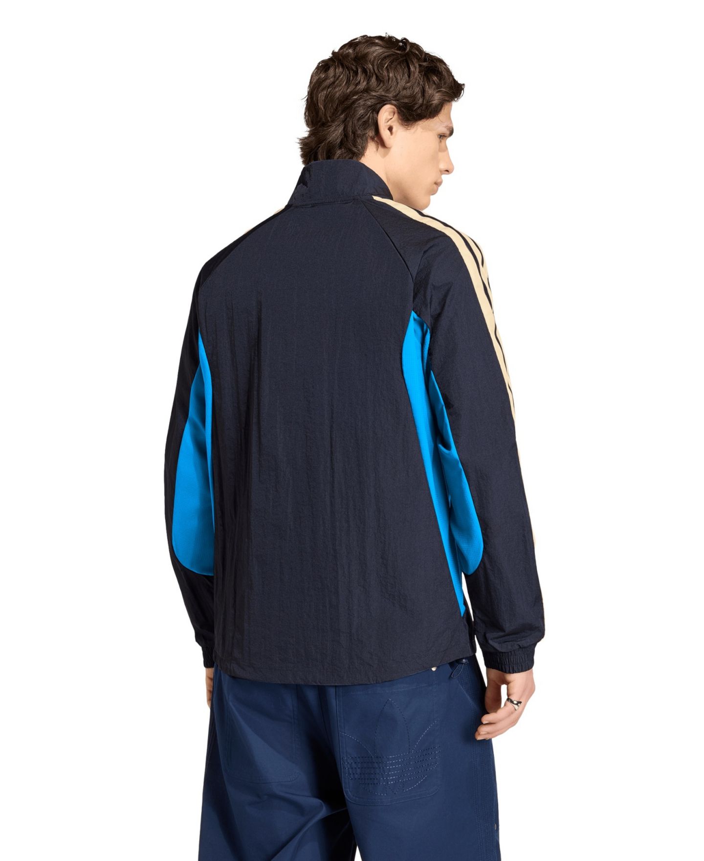 Мужская куртка adidas Navy Philadelphia Union 2026 Anthem Raglan Full-Zip — фото 2