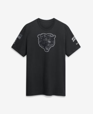 Men's Black Chicago Bears 2026 Salute to Service Slub T-Shirt