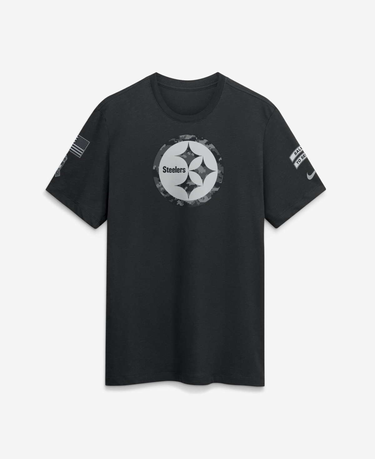 Nike Men's Black Pittsburgh Steelers 2026 Salute to Service Slub T-Shirt