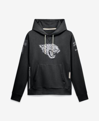 Women's Black Jacksonville Jaguars 2026 Salute to Service Sideline Dri-FIT Pullover Hoodie