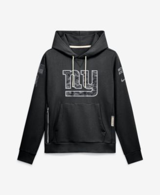 Women's Black New York Giants 2026 Salute to Service Sideline Dri-FIT Pullover Hoodie