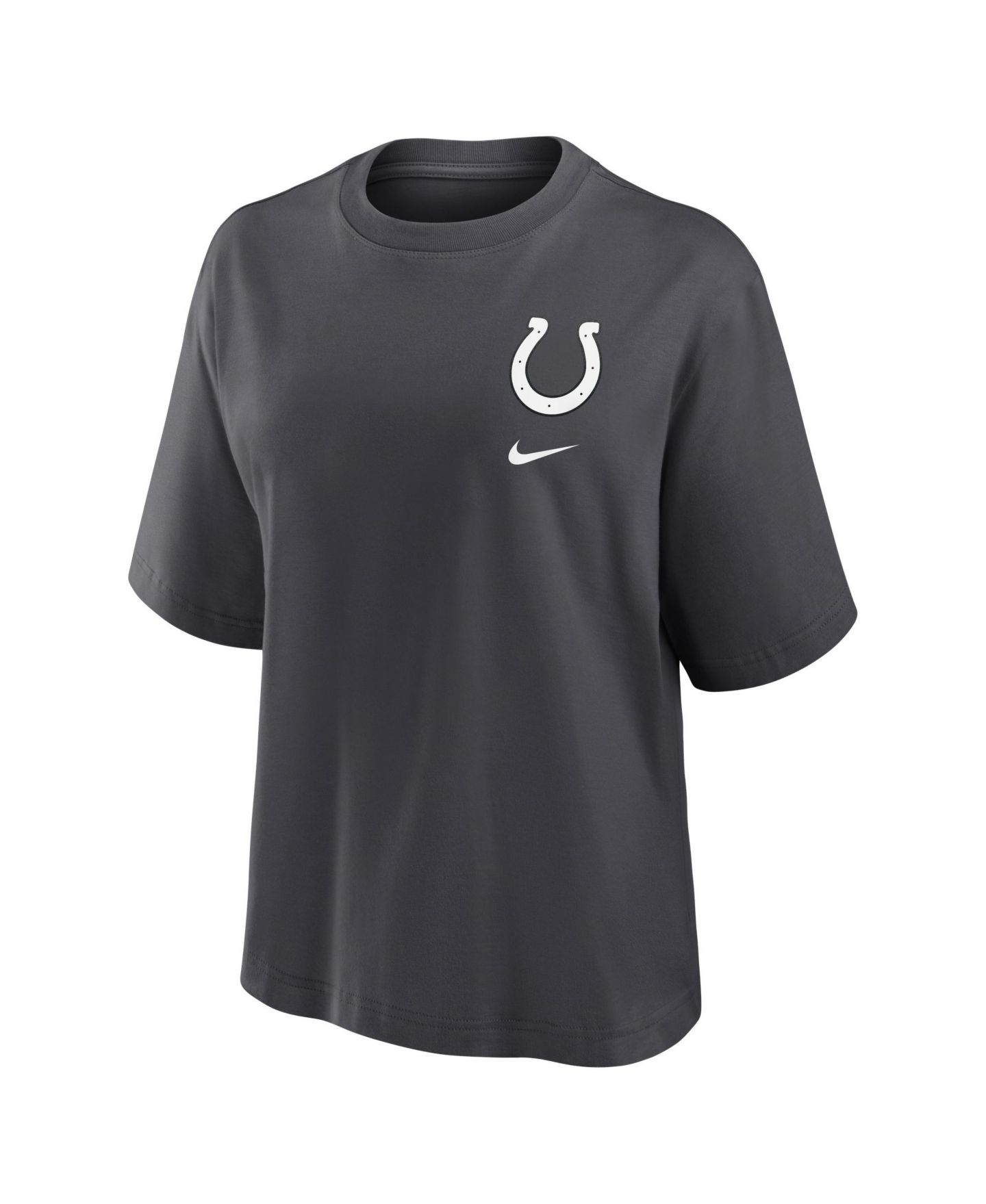 Женская футболка Nike Anthracite Indianapolis Colts 2026 Rivalries Collection Boxy — фото 4