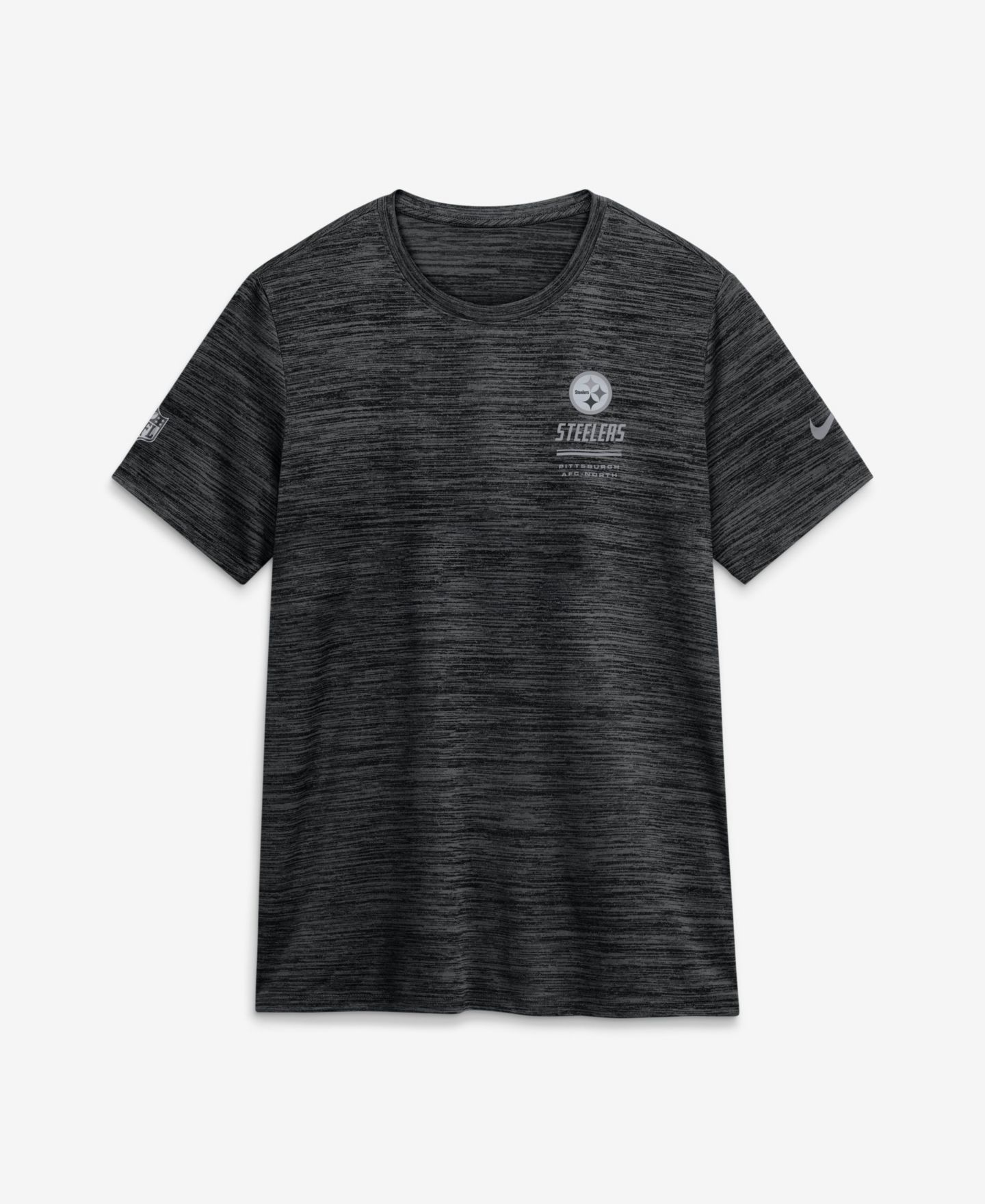 Женская футболка Nike Black Pittsburgh Steelers Sideline Velocity Dri-FIT — фото 4