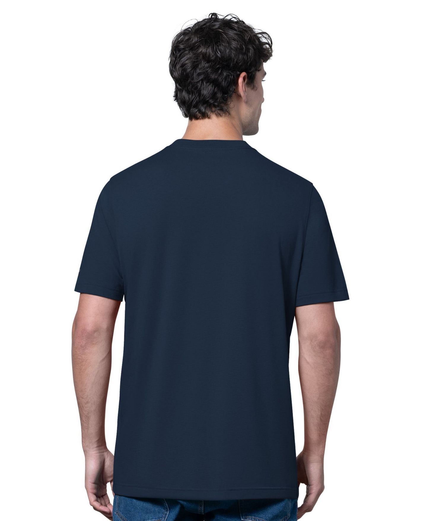 Мужские футболки Starter Heather Gray/Navy Houston Astros Long Sleeve Short Sleeve, 2-Pack Set — фото 3