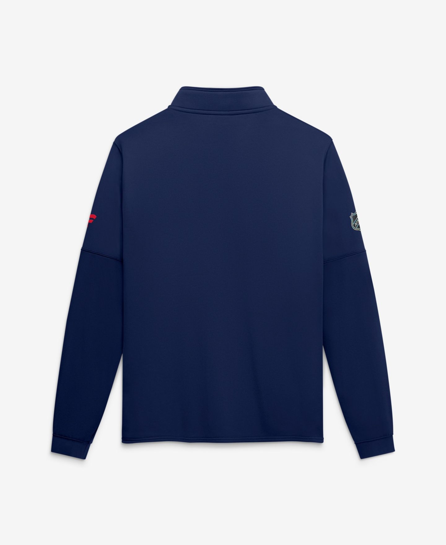 Мужская куртка Fanatics Navy New York Rangers Authentic Pro Rink Fleece Full-Zip — фото 2