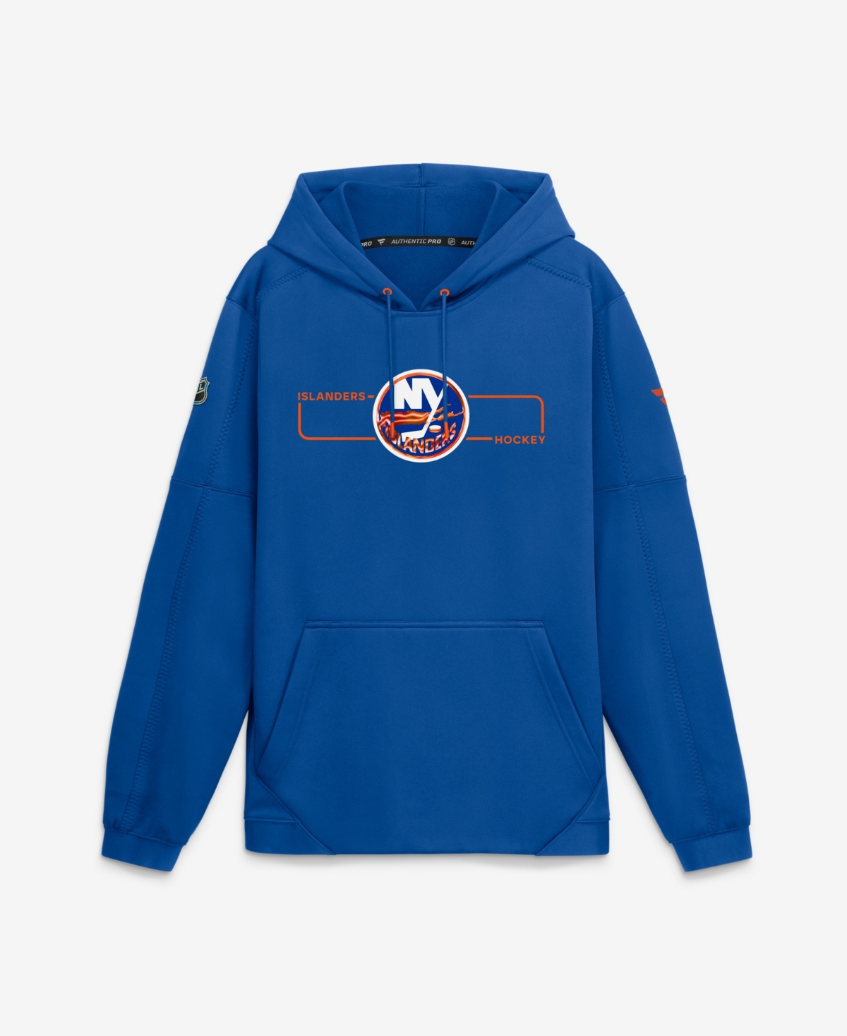 Fanatics Men's Royal New York Islanders Authentic Pro Rink Fleece Pullover Hoodie